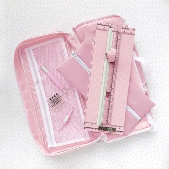 EK Success Storage Craft Tote PINK 54000040 by American Crafts {5}