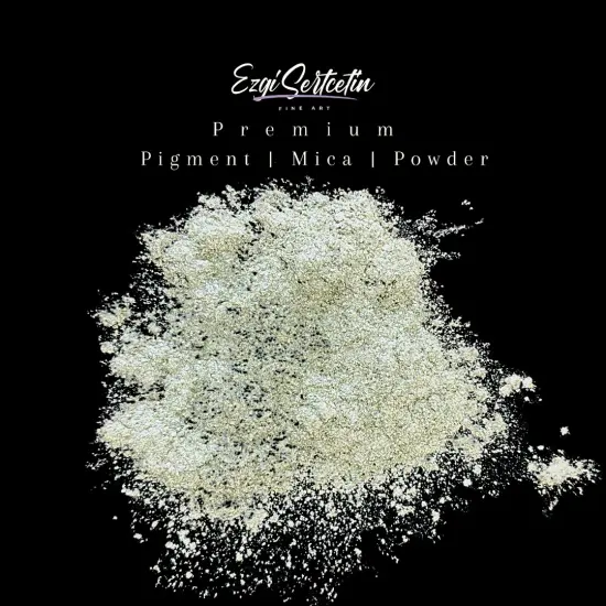 Premium Pigment Powder 50g | Authentic Unique & Bright Pearlescent Metallic and Neon Colors | Especially Formulated for Artwork, Resin, Slime, Plasticine and more by Ezgi Sertcetin Choco milk {1}