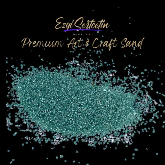 Premium Art Sand|Craft Sand|Unique Metallic-Neon Colors|Excellent Quartz Sand|10 oz|Excellent for Artwork|DIY|Sand Painting|Wedding Decoration|Vaze Filling|Ezgi Sertcetin Tealito {1}
