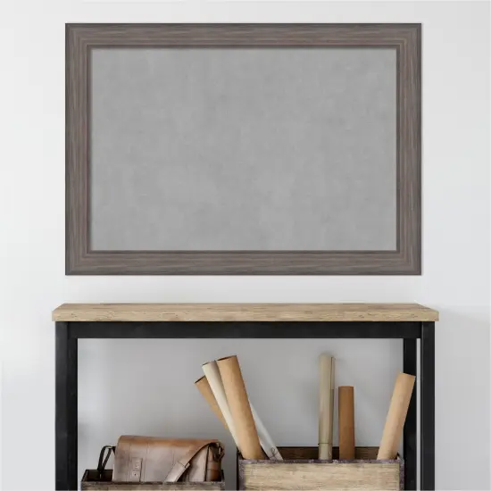 Magnetic Boards, Home Office Boards (41x29 in.) Country Barnwood Framed Organization Boards {5}