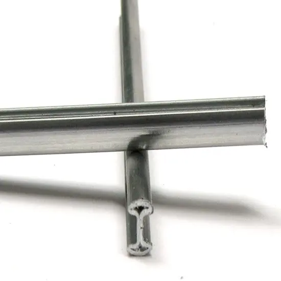 3/16in Round H Zinc Came(ZRH316): Length Options: 1.5ft, 2ft or 3ft - Stained Glass Zinc Came {1}