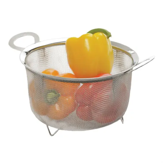 RSVP Intl Mesh Basket - Wide Rim {5}