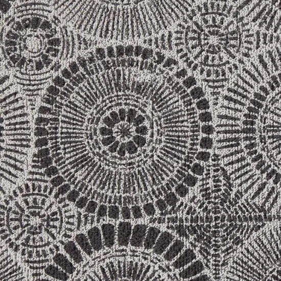 DII Cream and Black Farmhouse Check Rug 2 feet 3 in x 6 feet {5}