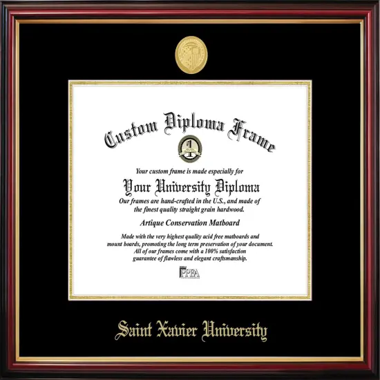 Saint Xavier University(Chicago,IL) Petite Diploma Frame {1}