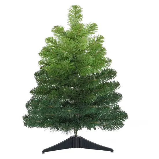 Perfect Holiday 24" Tabletop Ombre Green Christmas Tree {1}