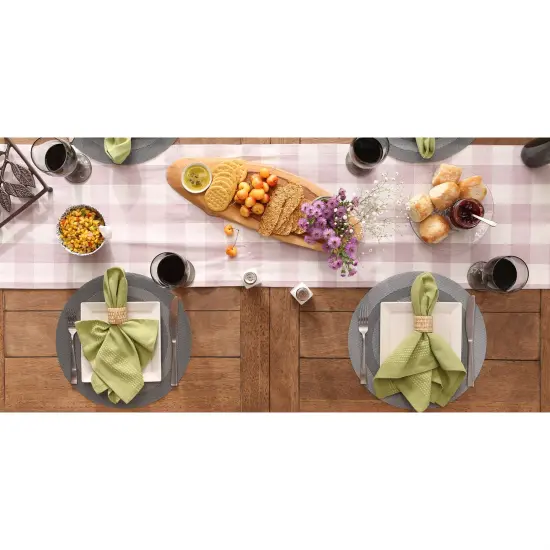 DII Gray Round PVC Doubleframe Placemat 6 Piece {4}
