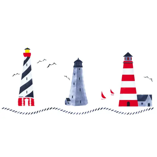 Lighthouse Wall Stencil | 1680 by Designer Stencils | Outdoor Stencils | Reusable Art Craft Stencils for Painting on Walls, Canvas, Wood | Reusable Plastic Paint Stencil for Home Makeover | Easy to Use & Clean Art Stencil {1}