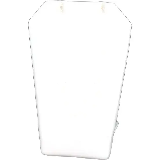 2 Necklace Pendant Chain Displays White Leather Stand {2}