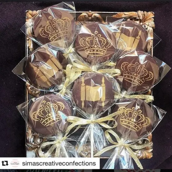 Bar Mitzvah Cookie Stencils: Torah, Mazel Tov (Hebrew), Tefilli | C205 by Designer Stencils | {3}