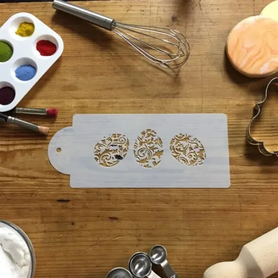Ornamental Eggs Cake Stencil | C103 by Designer Stencils | Cake Decorating Tools | {2}
