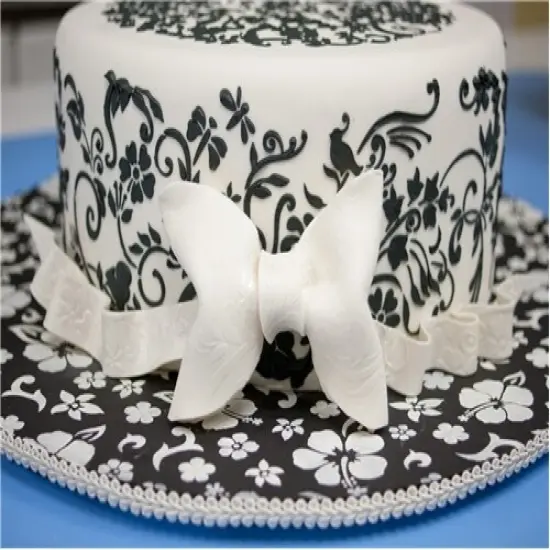 Nature's Vignette Cake Stencil | C431 by Designer Stencils | Cake Decorating Tools | {5}