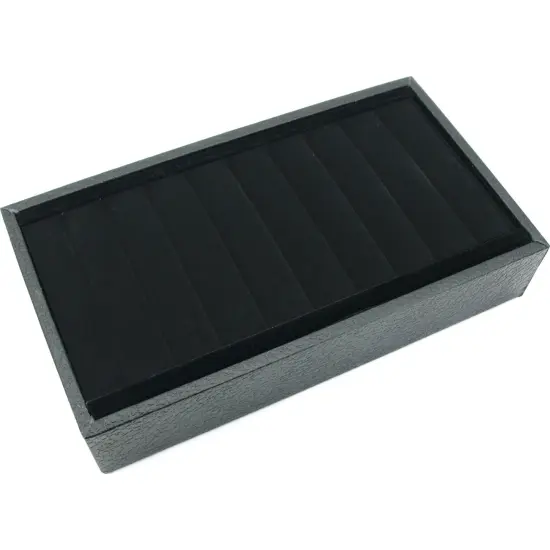Black Velvet Bangle Bracelet Display Tray Jewelry Case {1}
