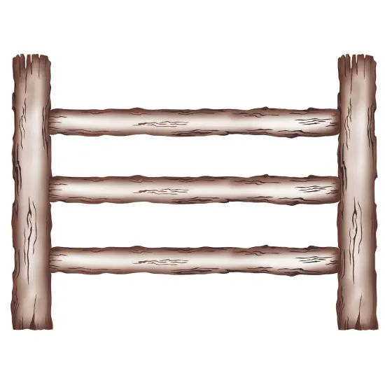 Split Rail Fence Wall Stencil | 2093 by Designer Stencils | Pattern Stencils | Reusable Stencils for Painting | Safe & Reusable Template for Wall Decor | Try This Stencil Instead of a Wallpaper | Easy to Use & Clean Art Stencil Pattern {1}
