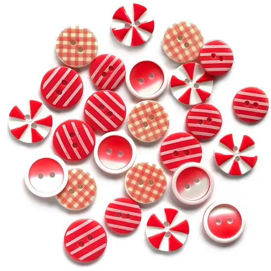 Buttons Galore and More Colorful Printed Buttons for Crafts & Sewing - 45 Buttons Orange slices {2}