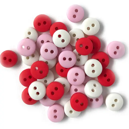 Buttons Galore and More Tiny Craft & Sewing Buttons - Assorted Colors - 105 Buttons Gemstone {5}