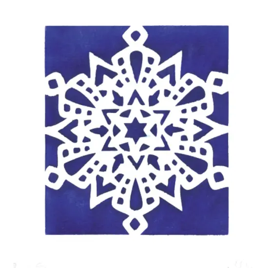 Snowflake Wall Stencil | 2152 by Designer Stencils | Outdoor Stencils | Reusable Art Craft Stencils for Painting on Walls, Canvas, Wood | Reusable Plastic Paint Stencil for Home Makeover | Easy to Use & Clean Art Stencil {1}