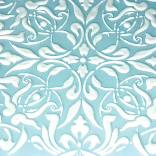 Medium French Medallion Cake Stencil | C084 by Designer Stencils | Cake Decorating Tools | Baking Stencils for Royal Icing, Airbrush, Dusting Powder | Reusable Plastic Food Grade Stencil for Cakes | Easy to Use & Clean Cake Stencil {3}