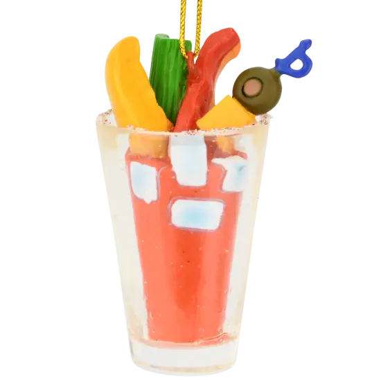 Bloody Mary Drink Christmas Ornament Food Ornaments {1}