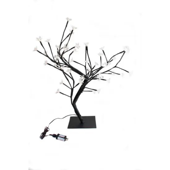 Perfect Holiday 2ft Table Top Cherry Blossom Tree Light - Warm White {4}