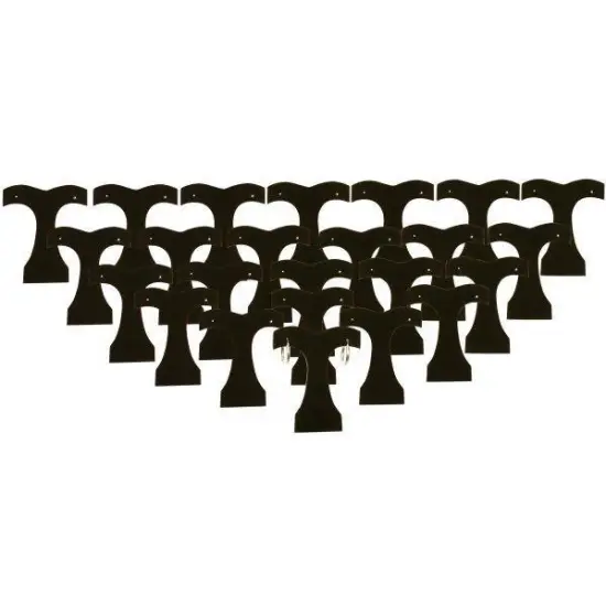 24 Black Earring Tree Hoop Body Jewelry Display Cases {1}