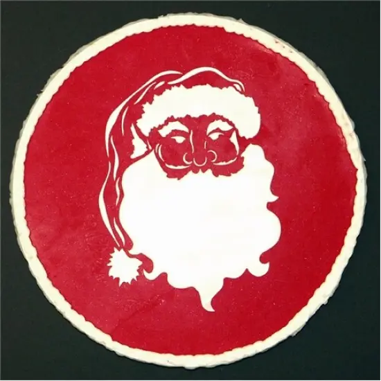Santa Cake Stencil | C099 by Designer Stencils | Cake Decorating Tools | Baking Stencils for Royal Icing, Airbrush, Dusting Powder | Reusable Plastic Food Grade Stencil for Cakes | Easy to Use & Clean Cake Stencil {2}