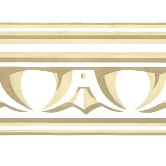 Small Molding Wall Stencil | 1822 by Designer Stencils | Pattern Stencils | Reusable Stencils for Painting | Safe & Reusable Template for Wall Decor | Try This Stencil Instead of a Wallpaper | Easy to Use & Clean Art Stencil Pattern {2}