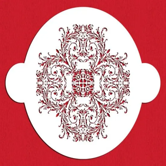 Feathered Medallion Cake Stencil | C222 by Designer Stencils | Cake Decorating Tools | {1}