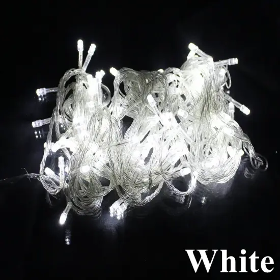 Perfect Holiday 300 LED String Light With Connector White {1}