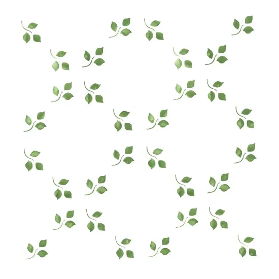 Leaf Lattice Wallpaper Wall Stencil | 1445 by Designer Stencils | Pattern Stencils | Reusable Stencils for Painting | Safe & Reusable Template for Wall Decor | Try This Stencil Instead of a Wallpaper | Easy to Use & Clean Art Stencil Pattern {1}