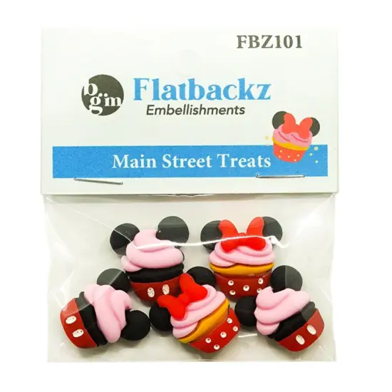 Buttons Galore Flatback Embellishments for Crafts - Main Street Treats - 15 Pieces {3}