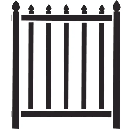 Large Wrought Iron Fence Wall Stencil | 1546 by Designer Stencils | Pattern Stencils | Reusable Stencils for Painting | Safe & Reusable Template for Wall Decor | Try This Stencil Instead of a Wallpaper | Easy to Use & Clean Art Stencil Pattern {2}