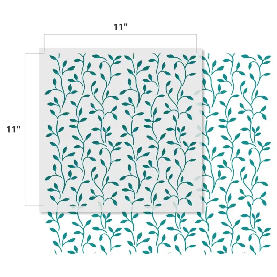 Climbing Vine All Over Embossing 12 x 12 Stencil | FS119 by Designer Stencils | Pattern Stencils | {3}