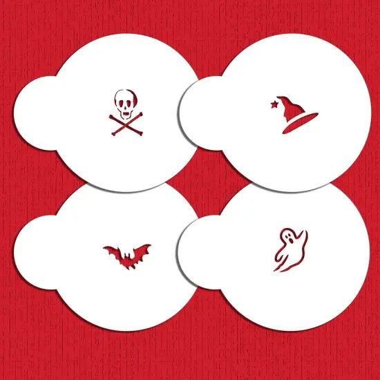 Mini Halloween Cookie & Cupcake Stencils | C242 by Designer Stencils | {1}