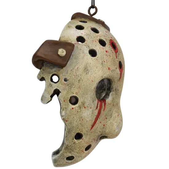 Bloody Hockey Mask Halloween Ornament Scary Decoration {3}