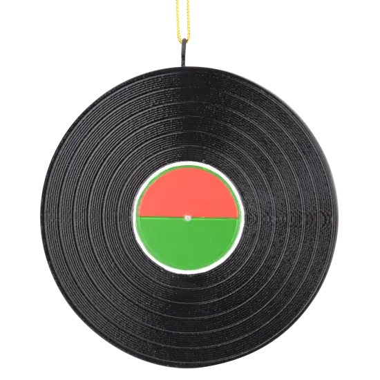 Tree Buddees Personalizable Record Turntable Music Christmas Ornament {1}
