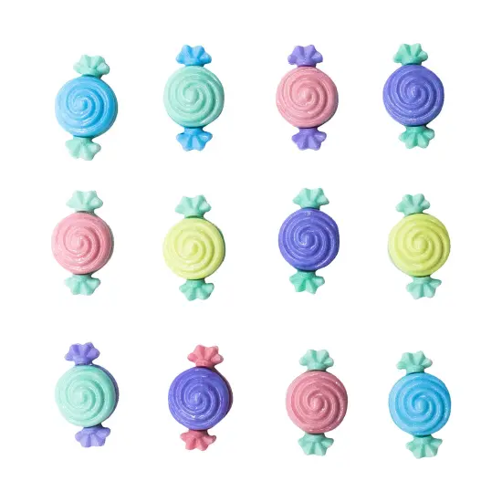 Buttons Galore Hard Candy Christmas Buttons for Sewing Crafts Scrapbooking DIY Projects. 36 Buttons - 3 Packs {1}