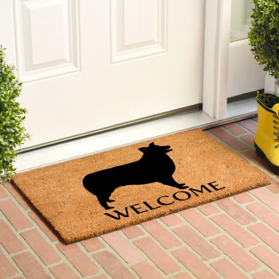 105751729 Border Collie Doormat {3}