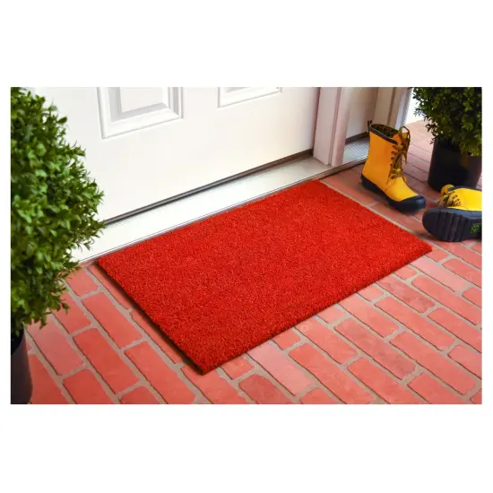 Collins Red Pastel Doormat {4}