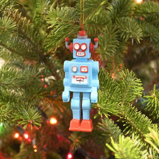 Tree Buddees Retro Toy Robot Unique Christmas Ornament {6}