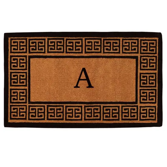 The Grecian Monogram Doormat {1}