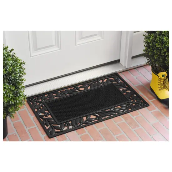 Cherry Vine Rubber Doormat {4}