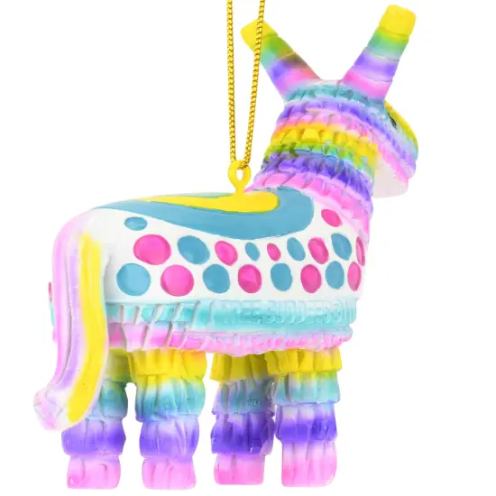Colorful Donkey Party Pi&ntilde;ata Christmas Ornament {6}