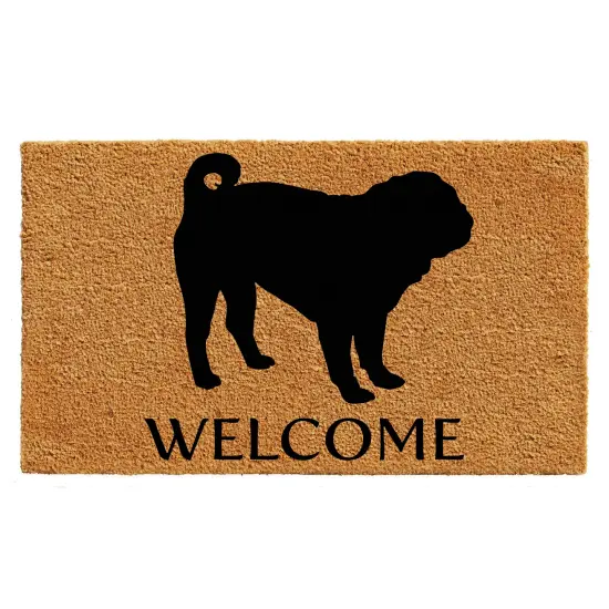 Pug Doormat {1}