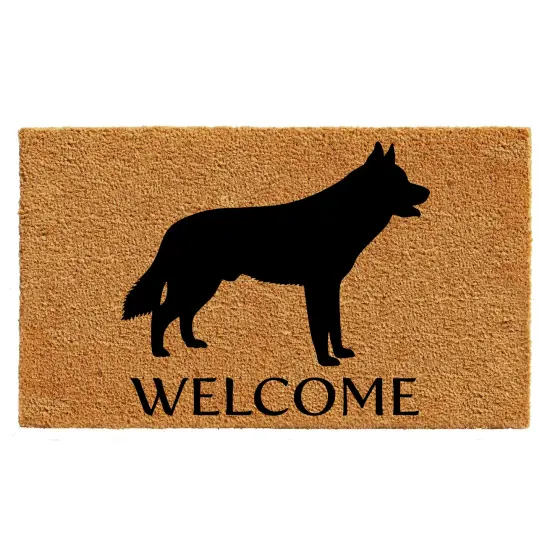 Siberian Husky Doormat {1}