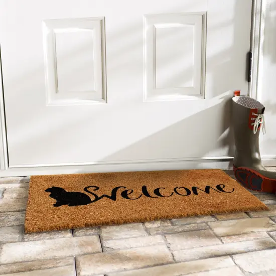 Feline Welcome Doormat {3}