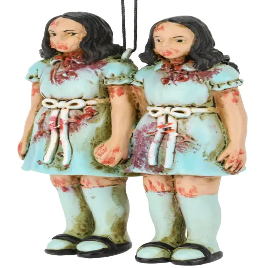 Creepy Twins Halloween / Christmas Ornaments {5}