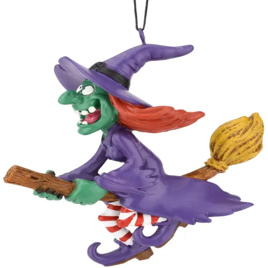 Tree Buddees Flying Witch Halloween Ornament {4}