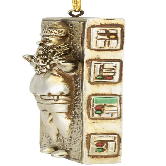 Santa Frozen in Carbonite Funny Parody Christmas Ornament {5}