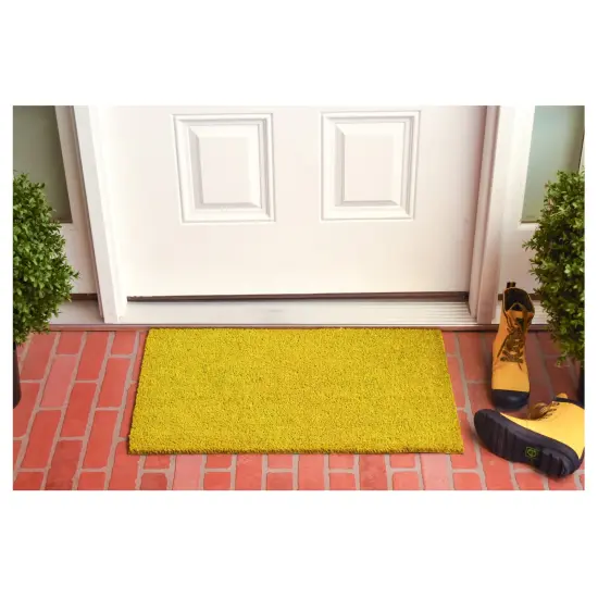 Collins Yellow Pastel Doormat {3}