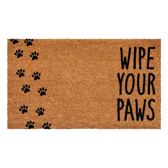 Vertical Wipe Your Paws Doormat {1}
